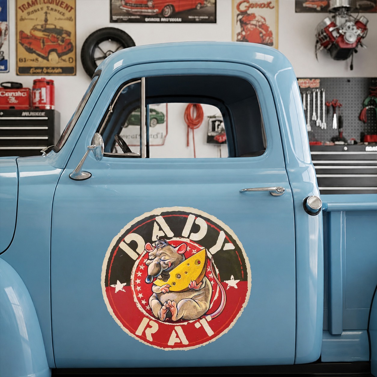 daddy rat vinyl sticker 10284 - Image 6