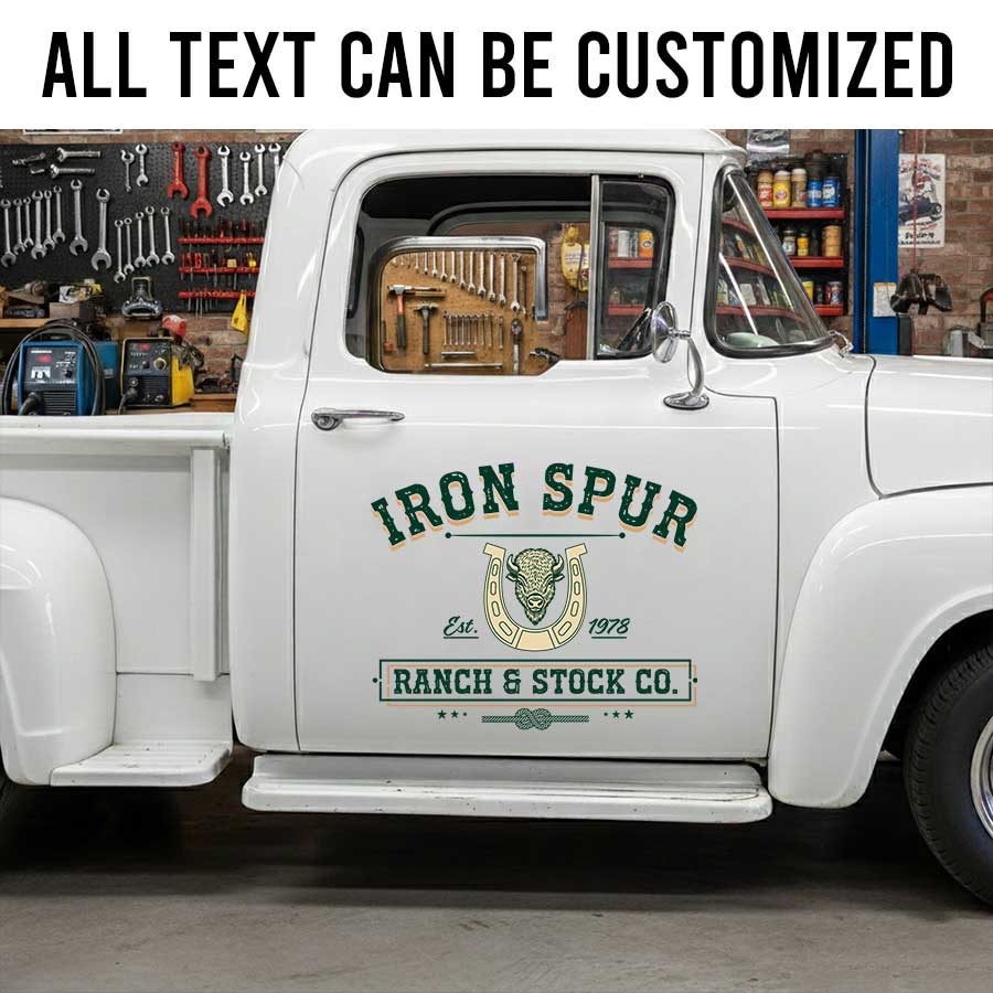 Personalized Relocation Company Truck Door Decal with Custom Business Name and Phone Number sticker 14266