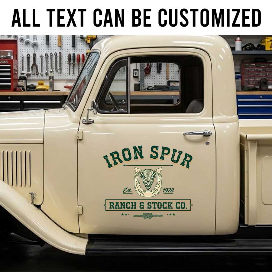 Personalized Relocation Company Truck Door Decal with Custom Business Name and Phone Number sticker 14266 - Image 2