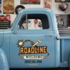 Personalized Wrench and Welding Torch Decal for Truck Door with Vintage Automotive Design sticker 14383