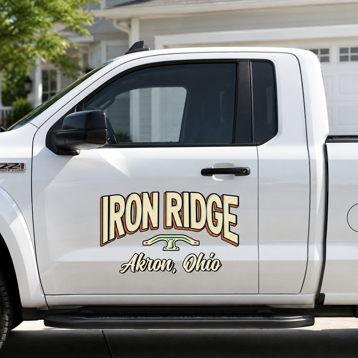 Personalized Wrench Decal for Truck Door with Vintage Automotive Design sticker 14384 - Image 3