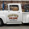 Personalized Wrench and Text Decal for Truck Door with Vintage Automotive Design sticker 14391