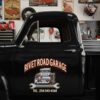Personalized Engine Block and Wrench Decal for Truck Door with Vintage Automotive Design sticker 14399