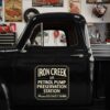 Personalized Text and Border Decal for Truck Door with Vintage Automotive Design sticker 14402