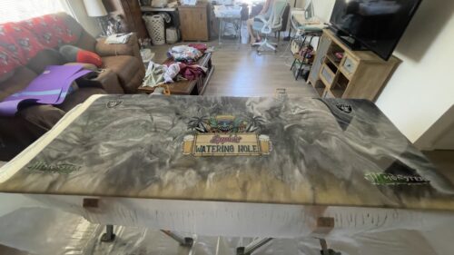 personalized tiki bar lettering decal hot rod door sign decal kustom kulture sticker 14032 photo review